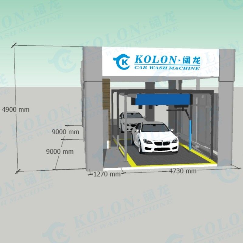 ΚΟΛΟΝ 380V 24.5kW Ρυθμίσιμη πίεση Ασύμβατο πλυντήριο αυτοκινήτων με λειτουργία πλύσης υψηλής πίεσης