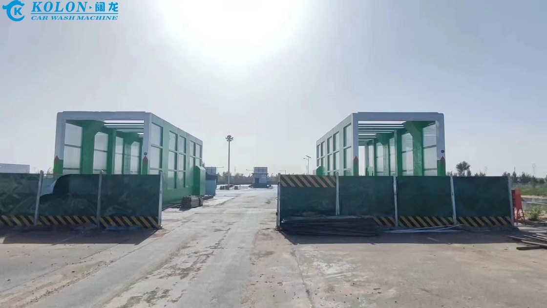 Ηλεκτρικό πλυντήριο λεωφορείων με χρόνο πλύσης 3-5 λεπτά/αμάξι