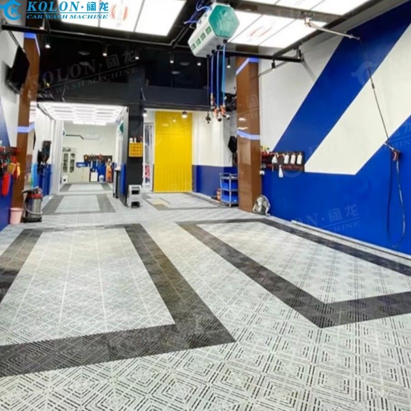 400*400*18mm επιφανειακή τοποθέτηση στρώμα δαπέδου πλύσης αυτοκινήτων με αντοχή στη διάβρωση